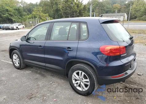 2013 Volkswagen Tiguan S из США, поврежденный, VIN WVGBV7AX3DW539578